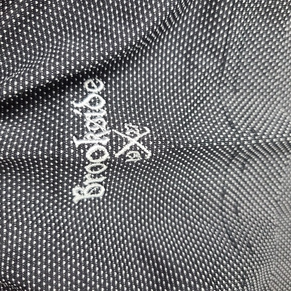 Donald Ross Polo Shirt Mens Large Black White Dot Performance Brookside Golf - Picture 6 of 11